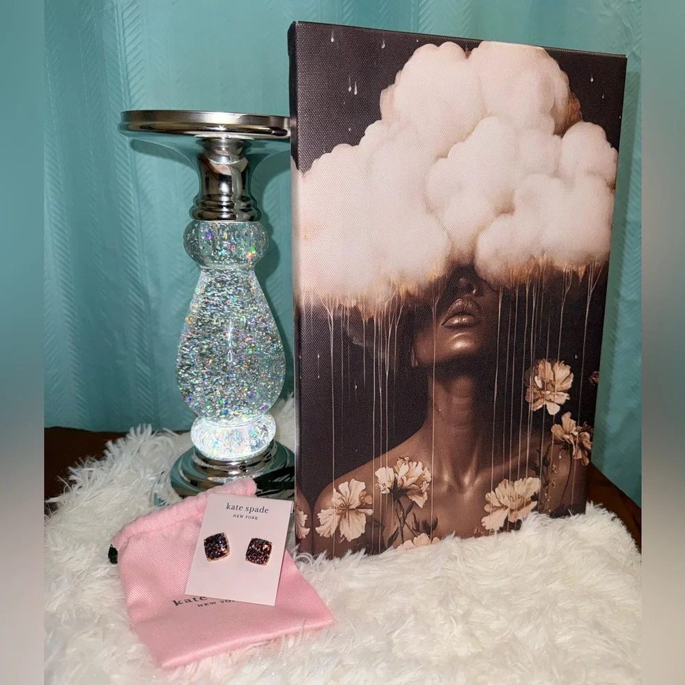 NWT - Kate Spade New York Multicolor Square Stud Earrings - Picture 2 of 3